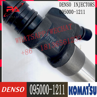 Diesel-KOMATSU-Maschinen-Injektor 095000-1211 095000-0800 6156-11-3100 für allgemeine Schiene DENSO
