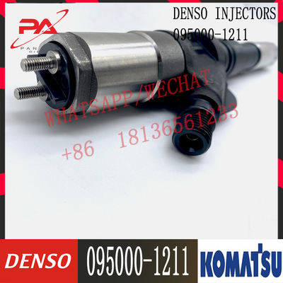 Diesel-KOMATSU-Maschinen-Injektor 095000-1211 095000-0800 6156-11-3100 für allgemeine Schiene DENSO