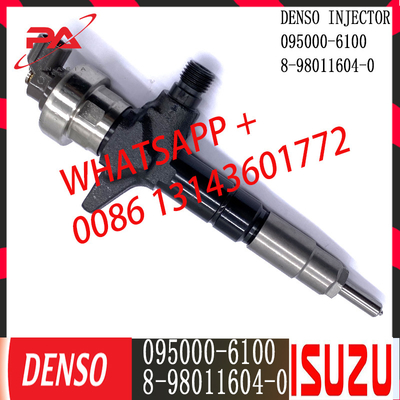 Allgemeiner Dieselinjektor Schiene DENSO 095000-6100 für ISUZU 8-98011604-0