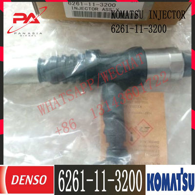 6261-11-3200 Diesel-PC800-8 D155AX-6 Motorkraftstoffinjektor KOMATSU 6261-11-3200 095000-6140