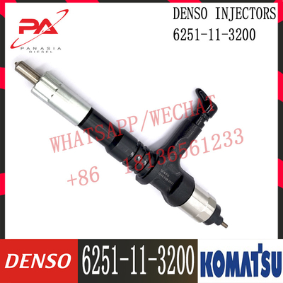 095000-6640 6251-11-3200 6251-11-3201 Komatsu-Injektor für SAA6D125E-5C/5D-Motor