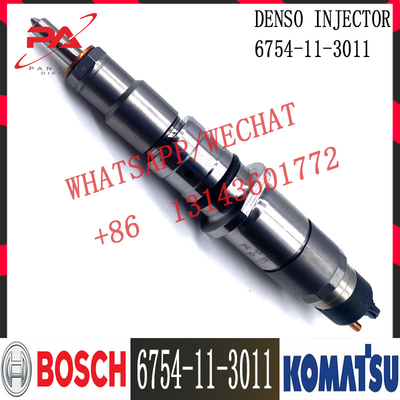 6754-11-3011 Dieselmotorkraftstoff-Injektor 5263262 KOMATSU-Bagger-QSB6.7 0445120231 6754-11-3011