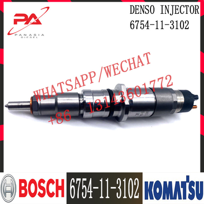 6745-11-3102 Bagger KOMATSU PC300-8 Motorkraftstoffinjektor Diesel SAA6D114E-3 6745-11-3100 6745-11-3102